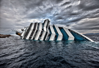 Картинка costa concordia корабли лайнеры катострофа крушение средиземное море