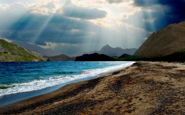 Картинка природа побережье небо море