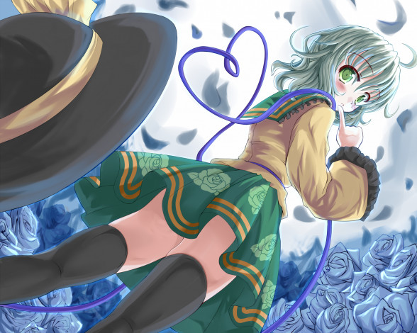 Обои картинки фото komeiji, koishi, аниме, touhou