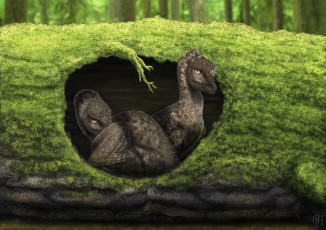 Картинка рисованные животные доисторические зверки