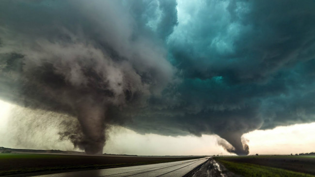 Обои картинки фото природа, стихия, торнадо, гроза, тайфун, смерч, облака, небо