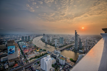 Картинка bangkok города бангкок+ таиланд панорама