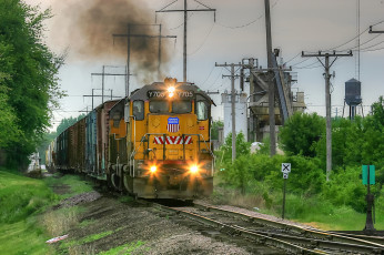 Картинка техника поезда состав локомотив