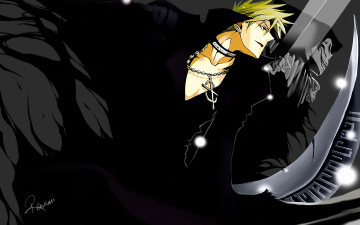 Картинка аниме 07+ghost парень zehel скелет коса