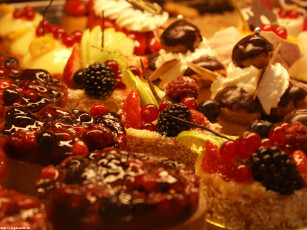 Картинка пирожные еда кексы печенье