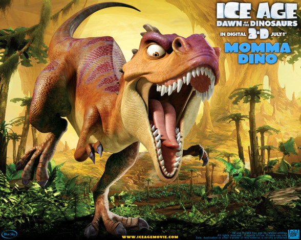 Обои картинки фото мультфильмы, ice, age, dawn, of, the, dinosaurs