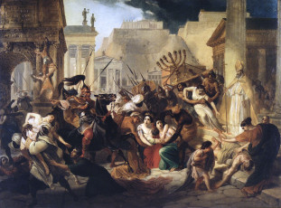 Картинка нашествие гензериха на рим рисованные карл брюллов варвары
