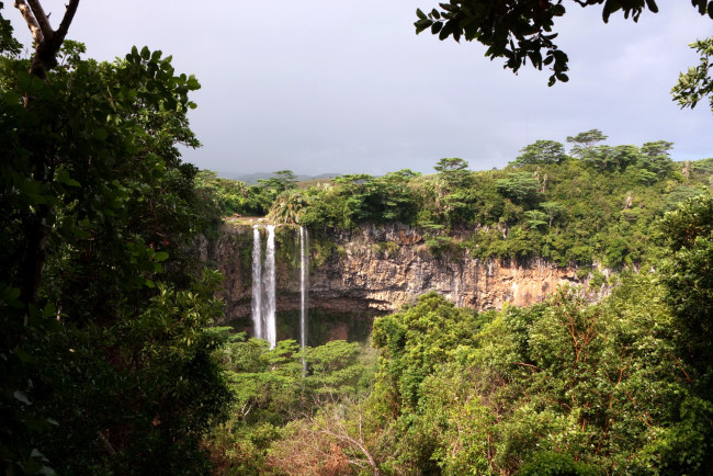 Обои картинки фото маврикий, природа, водопады, тропики, водопад