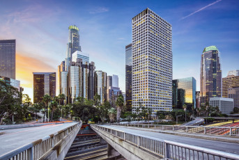 Картинка города лос-анджелес+ сша california los angeles калифорния небоскребы