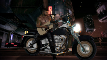 Картинка мотоциклы 3d мужчина мотоцикл фон взгляд