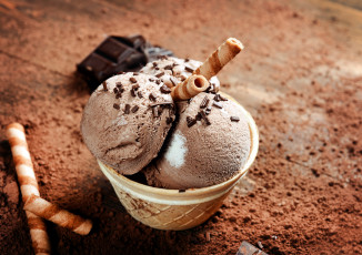 Картинка еда мороженое +десерты шоколад шоколадное