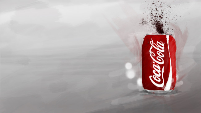 Обои картинки фото бренды, coca-cola, банка