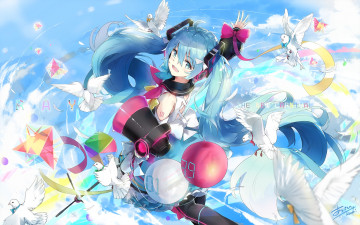 Картинка аниме vocaloid hatsune miku