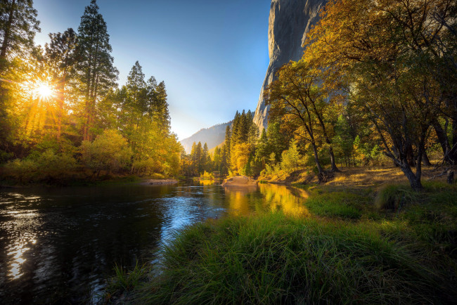 Обои картинки фото yosemite national park, california, usa, природа, реки, озера, yosemite, national, park