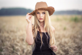 Картинка девушки -+блондинки +светловолосые блондинка шляпа