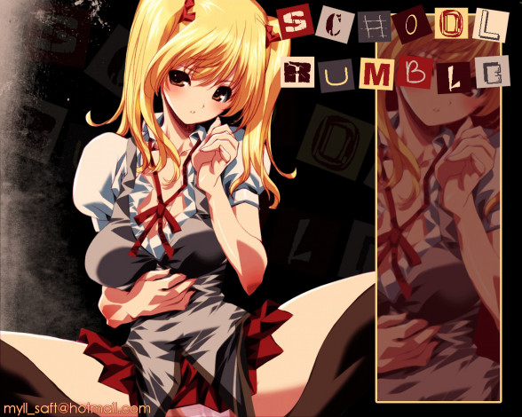 Обои картинки фото аниме, school, rumble