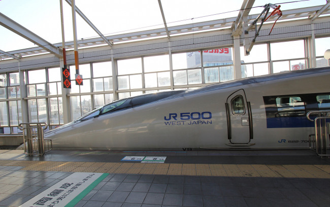Обои картинки фото japan, high, speed, train, техника, поезда, Япония, поезд, вокзал