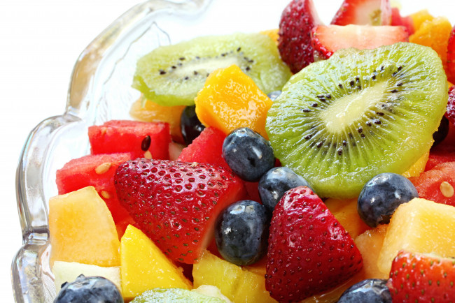 Обои картинки фото еда, фрукты, ягоды, салат