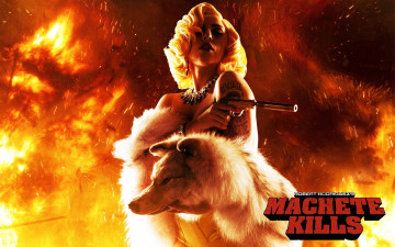 Картинка machete+kills кино+фильмы глушитель волк пистолет lady gaga мачете убивает