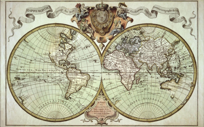 Обои картинки фото разное, глобусы,  карты, карта, полушария, мир, надписи, ленты