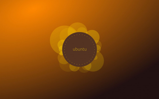 Обои картинки фото компьютеры, ubuntu linux, фон, логотип