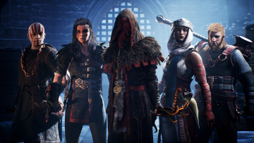 Картинка видео+игры hood +outlaws+&+legends персонажи образы маски оружие