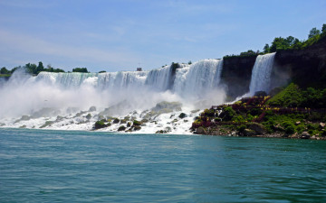 Картинка сша нью йорк ниагара природа водопады нью-йорк водопад