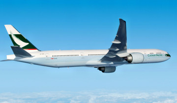 Картинка boeing 777 авиация пассажирские самолёты авиалайнер среднемагистраный пассажирский