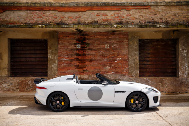 Обои картинки фото автомобили, jaguar, project, 7, f-type, светлый, 2014г, uk-spec