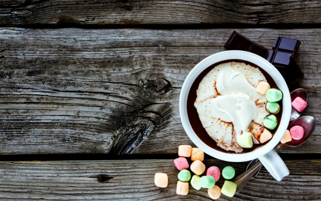 Обои картинки фото еда, конфеты,  шоколад,  сладости, marshmallow, зефир