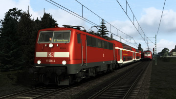 Картинка техника 3d поезд