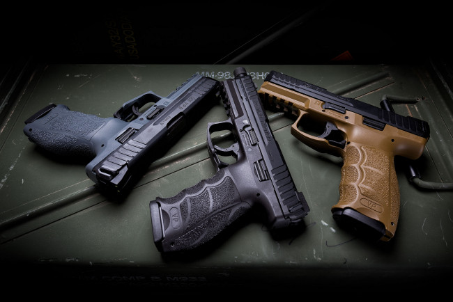Обои картинки фото hk vp9 fde, оружие, пистолеты, ствол