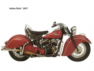 обоя indian, chief, 1947, мотоциклы