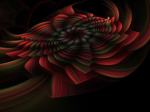 Картинка 3д графика fractal фракталы тёмный узор фрактал