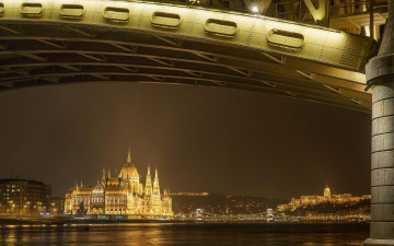 обоя города, будапешт , венгрия, здание, парламента, будапешт