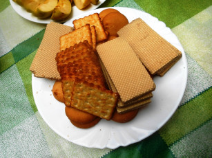 Картинка еда пирожные +кексы +печенье печенье вафли