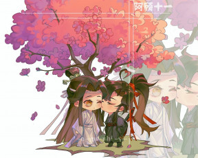 Картинка аниме mo+dao+zu+shi вэй усянь лань ванцзы дерево