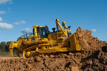 Картинка техника бульдозеры komatsu