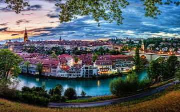 Картинка города берн+ швейцария панорама