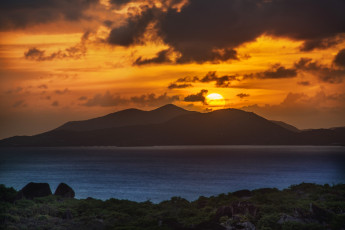 Картинка природа восходы закаты океан солнце закат вечер