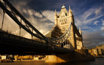 обоя города, лондон, великобритания, мост, река
