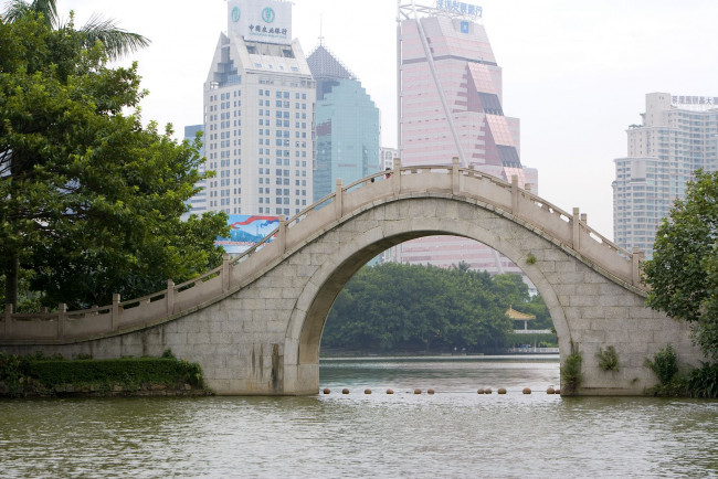 Обои картинки фото города, мосты, китай, гуандун, guangzhou, china