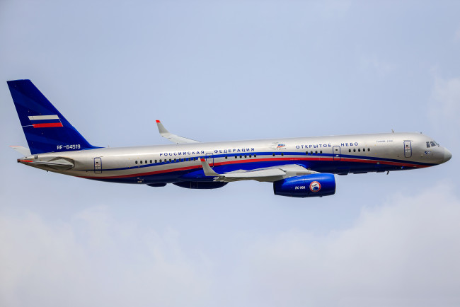 Обои картинки фото авиация, пассажирские, самолёты, ту-214он, россия, туполев