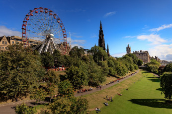 обоя edinburgh, города, эдинбург , шотландия, панорама