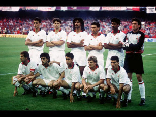 Картинка великий милан 1989 спорт футбол