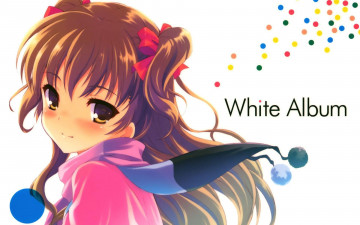 обоя аниме, white, album