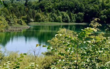 Картинка плитвицкие озера хорватия природа реки