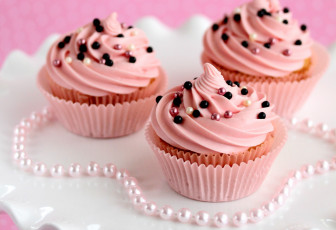 Картинка еда пирожные кексы печенье сладкое крем бисер cupcakes cake dessert food cream pearls muffins