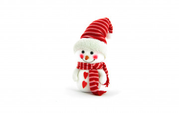 Картинка праздничные снеговики holidays сердца снеговик шарф рождество hearts background праздники christmas new year новый год scarf snowman