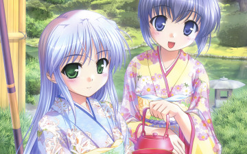 Картинка yoake+mae+yori+ruri+iro+na аниме взгляд чайник девушки